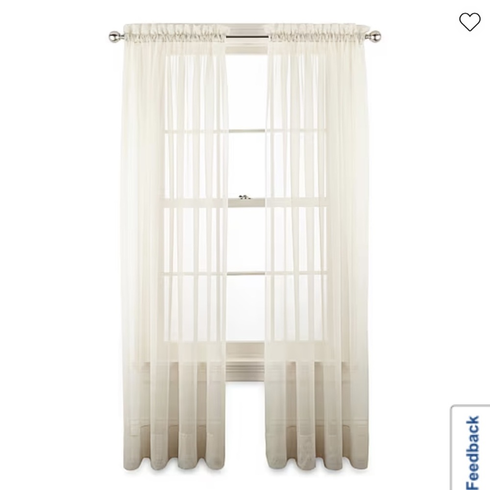 Sheer Window Curtain